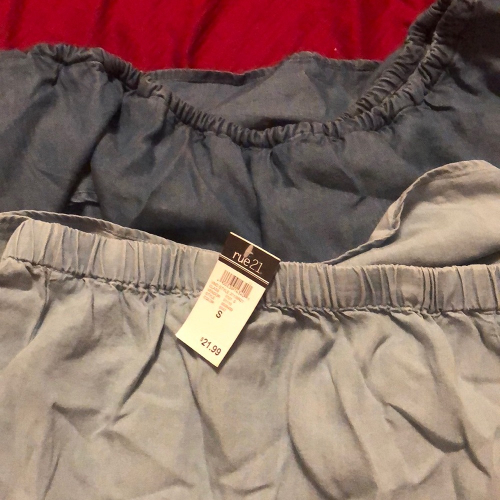 Two off the shoulder dress